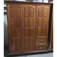 ราคา ตู้เสื้อผ้าไม้สักทอง ตู้เสื้อผ้าไม้จริง (10019227593)