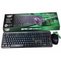 ราคา MD TECH Keyboard + Mouse Wireless Combo รุ่น RF15+35 คีย์สีฟ้า (785530195)