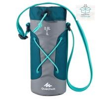 ราคา Decathlon ดีแคทลอน กระเป๋าเก็บอุณหภูมิสำหรับขวดน้ำเดินป่าขนาด 0.75 ถึง 1 ลิตร (สีเทา/ฟ้า) (27418946163)