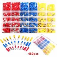 ราคา ขั้วต่อหางปลาสายไฟ หางปลากลม แบบหุ้ม Cold-pressed terminal 480ชิ้น (29501066513)