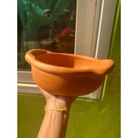 ราคา ถ้วยมีหูจับดินเผาขนาด8นิ้วสูง2.5นิ้วตรงปกสวย ถ้วยใส่ก๋วยเตี๋ยวดินเผา ถ้วยโจ๊กดินเผา ถ่ายวิดีโอตอนแกะทุกครั้ง (24360854453)