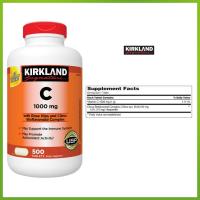 ราคา (Exp.10/2028)Kirkland Signature Vitamin C 1000 mg 500 เม็ด (25432099438)
