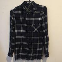ราคา เสื้อเชิ้ตแขนยาวMANGO เสื้อเชิ้ตแขนยาว ลายสก็อต ของแท้ มือสอง ราคาถูก (2050951575)