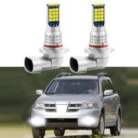 ราคา 2 ชิ้นสําหรับ Mitsubishi Outlander 2003 2004 2005 2006 Led ไฟตัดหมอกรถยนต์ด้านหน้าหลอดไฟ Canbus (41850024939)