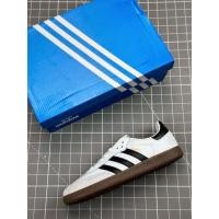 ราคา 2023 new Adidas Originals Samba black white รองเท้าผ้าใบกันลื่นสำหรับผู้ชายและผู้หญิงแท้ Hot sales (25900842015)