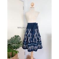ราคา กระโปรงผ้าคราม ผ้าฝ้ายทอมือ (12346623228)