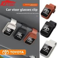 ราคา แว่นตารถคลิป Sun Visor แว่นตากันแดดและใบเสร็จรับเงินสําหรับ Toyota Vios Hilux Corolla Yaris Cross Alphard Fortuner Wigo Avanza Innova TRD GR กีฬาภายใน (42767325577)