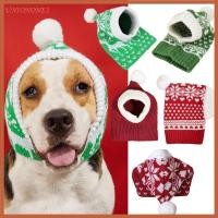 ราคา หนึ่งวันหยุดเชียร์คริสต์มาสหมวกสุนัขถักอุปกรณ์เสริมสัตว์เลี้ยงตลกฤดูหนาวที่อบอุ่นหมวก (41927407795)