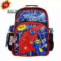 ราคา BAG BKK กระเป๋าเป้สะพายหลัง,กระเป๋านักเรียน Wheal 16 นิ้ว รุ่น Spider Man F8526-16 (3566758475)
