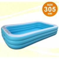 ราคา #สระน้ำเป่าลม3เมตร ขนาด305*183*56ซม. (2163928275)
