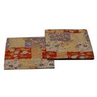 ราคา ชุดที่รองแก้วคิมิโนะผ้าไหมญี่ปุ่น 2 ชิ้น (ฮานะ) (40572509648)