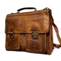 ราคา Brasil's กระเป๋าหนังแท้ กระเป๋าใส่เอกสาร โน๊ตบุ๊ค กระเป๋ามือสอง กระเป๋าผู้ชาย briefcase messenger bag (41350875557)