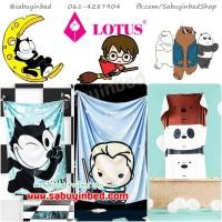 ราคา Lotus ผ้าห่มฟลีซ Eco-Fur ลาย We Bare Bears ขนาด 60 x 80 นิ้ว ผ้าห่มขนนุ่ม (6218860851)