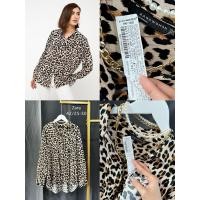 ราคา Zara เชิ้ตชีฟองลายเสือ งานตามหา สภาพใหม่ ทรงสวยผ้าดีใส่สบาย (25095992830)