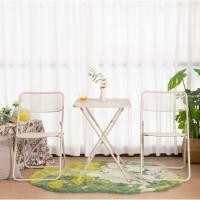 ราคา ชุดตะแกรงเหล็กสามชิ้น โต๊ะและเก้าอี้ตะแกรงเหล็ก พับเก็บได้ง่ายสะดวก ทนทาน แข็งแรง มั่นคง (22857853682)