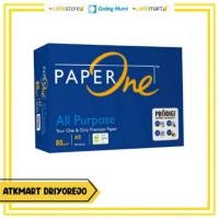 ราคา PAPERONE A5 80 GRAM HVS เคาน์เตอร์กระดาษ 1 RIM 500 แผ่นเคลือบสีขาว TICK สําหรับ PRINTER (49101556164)
