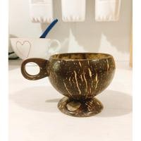 ราคา Titanium แก้วกาแฟ แก้วชา กะลามะพร้าว 2 ใบ (43402125469)