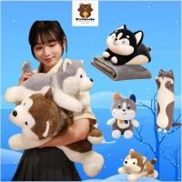 ราคา 【Rytanda】Husky Dog หมอนตุ๊กตานุ่ม รูปสุนัขฮัสกี้ ไซบีเรียน 40 50 ซม. ของขวัญวันเกิด สําหรับเด็ก ตกแต่งบ้าน คริสต์มาส COD (18095287158)