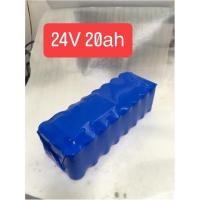ราคา แอมป์เต็มแท้ แบตเตอรี่ลิเที่ยม ฟอสเฟส lifepo4 24V 20Ah สำหรับ จักรยานไฟฟ้า รถมอเตอร์ไซค์ไฟฟ้า (2349656559)