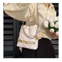 ราคา กระเป๋าสะพายหนังนิ่มสายโซ่ ทรงขนมจีบ กระเป๋าแฟชั่นผู้หญิงสะพายไหล่ (20288269361)