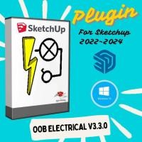 ราคา Oob Electrical v3.3.0 (ปลั๊กอิน - ไฟฟ้า) Plugin for Sketchup 2022-2025 (25181678302)