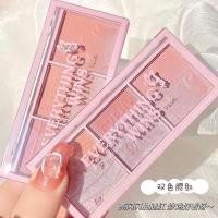 ราคา บลัชออน 3 ช่อง โทรนส้มชมพู สีสวยสไตล์เกาหลี (17397268493)