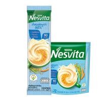 ราคา เนสวีต้า เครื่องดื่มธัญญาหารสำเร็จรูป สูตรน้ำตาลน้อยกว่า 25 ก. 12 ซอง (NESVITA Instant Cereal Beverage Low Sugar Formula (25563913806)