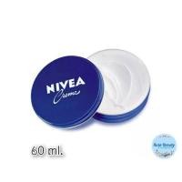 ราคา (1ตลับ) Nivea Cream Creme 60 มล. นีเวีย ครีมบำรุงผิว ตลับ (21394354890)