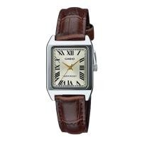 ราคา Casio Standard นาฬิกาข้อมือผู้หญิง สายหนังแท้ รุ่น LTP-V007,LTP-V007L,LTP-V007L-9B,LTP-V007L-9BUDF - สีเงิน (4615151036)
