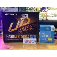 ราคา INTEL CORE i3-13100F 3.40 GHZ (4C/8T) LGA1700+MAINBOARD (เมนบอร์ด) 1700 GIGABYTE H610M K DDR4 มือ1ประกันไทย (18493276906)