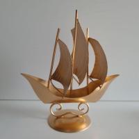 ราคา เรือสำเภาเนื้อทองเหลือง ของตั้งโชว์ ยาว6xสูง6นิ้ว เสริมฮวงจุ้ยค้าขายร่ำรวย (27555285460)