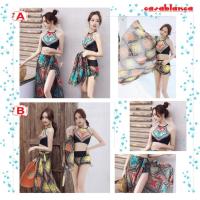 ราคา Casablanca ชุดว่ายน้ำเซ็ต3ชิ้น สำหรับคุณแม่/พี่สาว (2080376579)