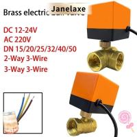 ราคา JANELAXE 1 Piece Solenoid Valve 220 Volt AC 12 Volt DC 2 Way Electric Ball Valve 1/2 Inch 3/4 Inch 1 Inch Three Wire Two Control DN15 DN20 DN25 Brass Valve Actuator (47202584558)
