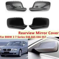 ราคา คู่ฝาครอบกระจกมองข้างสําหรับ BMW E46 2 ประตู E65 E66 745i 750i กระจกประตูฝาครอบ 51167074236 51167074235 (42227435764)