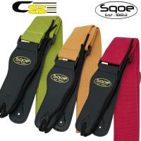 ราคา Sqoe BD-020 Guitar Strap สายสะพายกีตาร์ ผ้าฝ้าย ปลายหนังเทียม พร้อมเชือกผูกหัวกีตาร์ (9373034609)