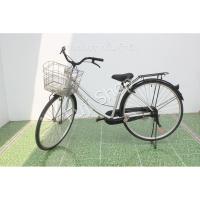 ราคา จักรยานแม่บ้านญี่ปุ่น - ล้อ 27 นิ้ว - ไม่มีเกียร์ - สีเงิน [จักรยานมือสอง] (20249273687)