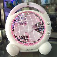 ราคา พัดลมตั้งโต๊ะ ขนาดกะทัดรัด +ไฟ LED รุ่นJR-5500#พัดลมเล็กใบพัด 6 นิ้ว (5914523983)