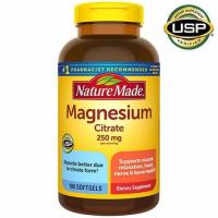 ราคา Nature Made Magnesium Citrate 250 mg., 180 Softgels ดูดซึมได้ง่าย (10851154370)