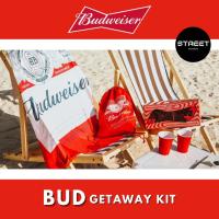 ราคา ใหม่ล่าสุด!! พร้อมส่งBox Set กระเป๋าสะพายพร้อมผ้าขนหนูบัดไวเซอร์ Budweiser BUD GETAWAY KIT 2022 ✅LIMITED EDITION (21935058083)