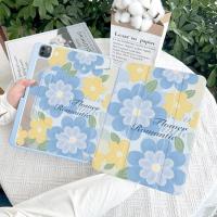 ราคา เคส IPAD อะคริลิคใสเหมาะสําหรับ IPAD Air6 Air5 Air4 10.9 Pro11 Gen10 Gen9 Gen8 Gen7 10.2 ดอกไม้สีฟ้า Gen6 Gen5 Air1 Air2 Air3 720° ฝาครอบ iPad หมุนได้ (29966606099)