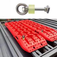 ราคา 2pcs Universal แพลตฟอร์มแร็คหลังคา Recovery Track สแตนเลสสตีลสกรูสําหรับ JEEP Wrangler F150 FJ Cruiser 4x4 อุปกรณ์เสริม (58153057396)