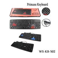 ราคา คีย์บอร์ด PRIMAXX KEYBOARD USB WS-KB-502 (42005388095)