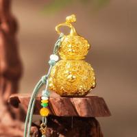 ราคา ทองแดงบริสุทธิ์น้ำเต้าถั่วลิสงจี้ภายในรถระดับไฮเอนด์สไตล์จีนแขวนรถอุปกรณ์ตกแต่งน้ำเต้าเปิดได้สีทอง (27080499367)