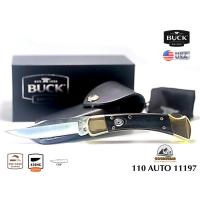ราคา มีดพับ Buck 110 Auto , Ebony Wood Handles 0110BRSA-B (27885929103)