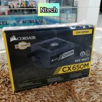 ราคา POWER SUPPLY CX 650 M(อุปกรณ์จ่ายไฟ)ยี่ห้อ CORSAIR CX 650 M 650W.​ของใหม่มือ1 (1553017423)