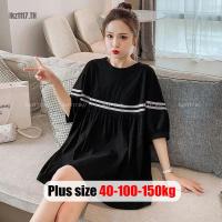 ราคา Plus Size✅เดรสสาวอวบ ไซส์ใหญ่ ผู้หญิง เดรสเสื้อยืด สาวอวบ มินิเดรส สาวอวบ แขนสั้น ทรงหลวม เก็บพุงพรางหุ่น คอกลม สีดำ ฤดูร้อน เกาหลี แฟชั่น Oversize พลัสไซส์ สาว อวบอ้วน ใส่ได้ (22839845391)