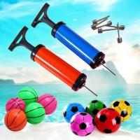 ราคา ที่สูบลมหัวเข็ม ลูกบอล ลูกบาส วอลเลย์บอล ปั๊มลม พกพา #AC-0010 (29417763968)