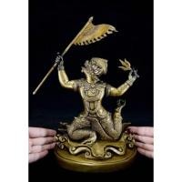 ราคา หนุมานเชิญธง หลวงพ่อเพี้ยน วัดเกริ่นกฐิน จ.ลพบุรี เนื้อทองเหลือง สูง12นิ้ว (25937601976)