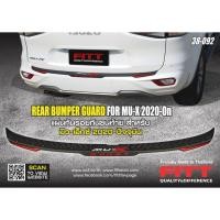 ราคา กันรอยท้าย สีดำ แดง Isuzu Mu X ปี 2020 ขึ้นไป อีซูซุ มิวเอ็กซ์ เอ็ก มิวเอ็ก สคัพเพลท กันชน หลัง กันรอย ท้าย FITT (24301816887)