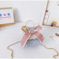 ราคา กระเป๋าสะพายข้างแฟชั่นผ้าทวิต สายโซ่ (20208959973)